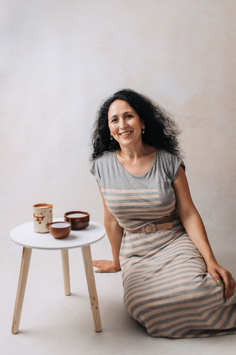 Mihaela Ciobanu artizanul din atelierul Magia Lumanarilor