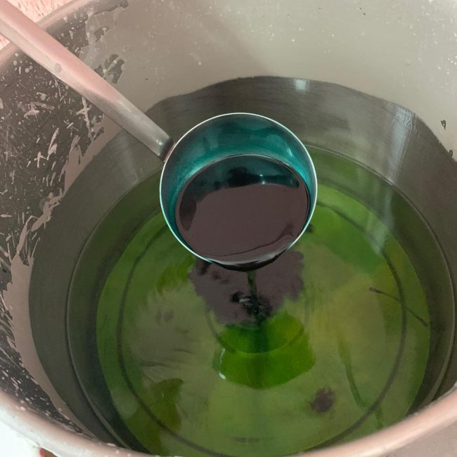 colorarea cerii atelier Magia Lumanarilor